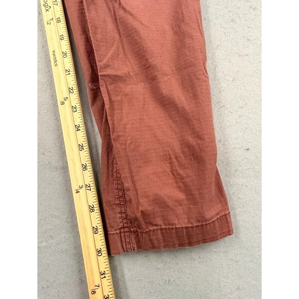 Vuori Men’s Ripstop Pants Brick Red Organic Cotton Climber
